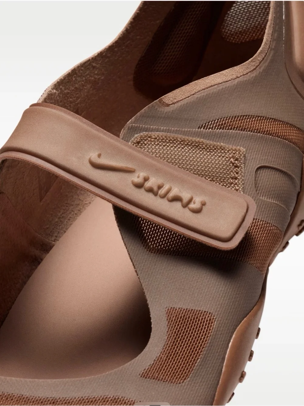 NikeSKIMS Brown Tan Minimalist Adjustable women’s flat shoes